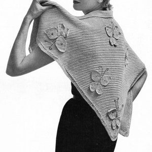 Butterfly Shawl Crochet Patterns Bridgerton style Shawl Instruction Tutorial PDF Vintage Instant Download