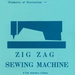 Emdeco Zig Zag Sewing Machine PDF Vintage Manual Instant Download