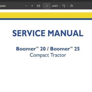 il_300x300.6190235850_osze New Holland 20, 25 Boomers Tractors Service Repair Manual PDF Download