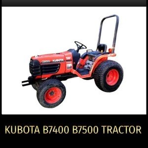 Kubota B7400 B7500 Tractor Service Repair Manual Pdf In Zip Download-vehical manual, factory manual, loader manual, Wiring Manual Pdf Manual