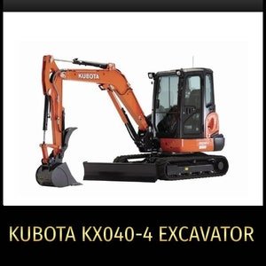 Kubota KX040-4 Excavator Service Repair Manual PDF In Zip Download-workshop manual, repair manual, vehical manual, Owners Manual, manual