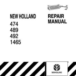 474 489 492 1465 Haybine Mower Conditioner New Holland Service Repair Manual PDF Download