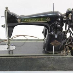 Ambassador 100 De Luxe and Taylor Bird Zig Zag Sewing Machine PDF Manuals Bundle Vintage English Instruction Manual Instant Download