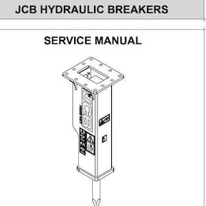 JCB HM012T, HM380T Hydraulic BREAKERS Service Manual Download PDF