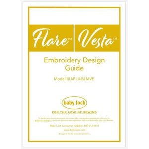 Baby Lock Flare BLMFL Embroidery Design Guide Manual PDF Instant Download