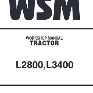 Kubota L2800 L3400 Tractors Workshop Manual Pdf