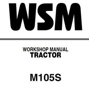 Kubota M105S Tractors Workshop Manual Pdf