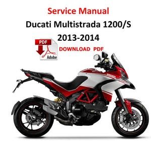 Ducati Multistrada 1200 1200S 2013 - 2014 multi12/13 PDF Service Manual Repair workshop Digital Guide Motorrad Werkstatthandbuch download