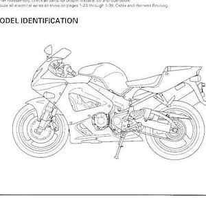 Honda CBR929RR Service Repair Manual pdf Download