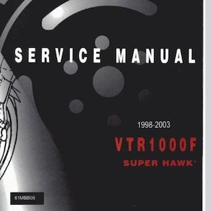 Honda VTR1000F 1998-2003 Service Repair Manual pdf Download