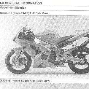 Kawasaki ZX6RR 2003-2004 Service Repair Manual pdf Download
