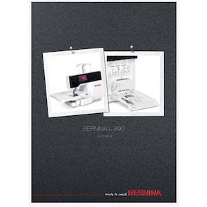 Bernina L890, 890 Operation Instruction Manual PDF Instant Download