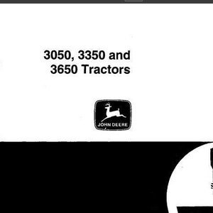 3050 3350 3650 John Deere Tractors Repair Technical Manual PDF TM4443