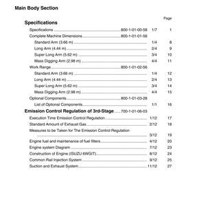 Linkbelt Excavator 800 LX EX Tier 3 Shop Manual (PDF Download)