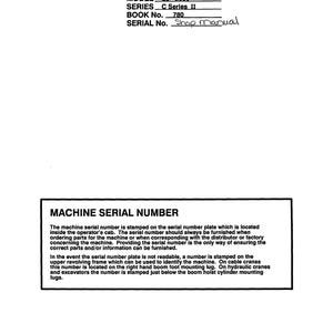 Linkbelt Excavator LS-2650CII EX Shop Manual (PDF Download)