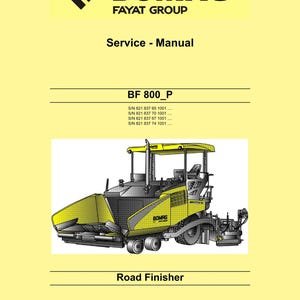 Bomag BF 800 P Service Manual: Repair & Workshop (PDF Download)