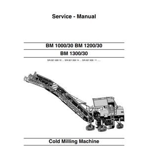 Bomag BM 1000-30 Service Repair Manual (PDF Download)