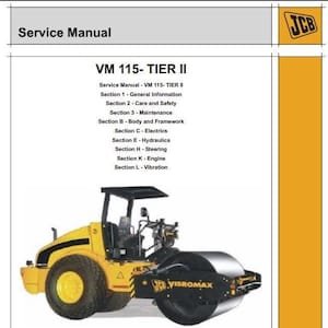 JCB VM115 Tier 2 II ROLLER Service Manual Download