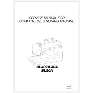Baby Lock BL40 BL40A and BL50 Service Manual With Diagrams PDF Instant Download
