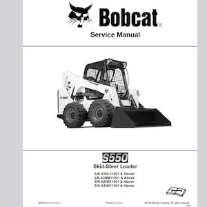 Bobcat S550 Service Manual Skid Steer Loader 6989494 PDF digital download