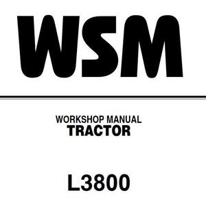 Kubota L3800 Tractors Workshop Manual Pdf
