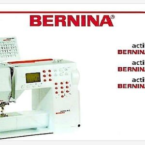 Bernina Activa 220 230 240 Operation Instruction Manual (PDF Download)