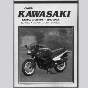 Kawasaki EX500 GPZ500S 1987-1993 Service Repair Manual pdf Download