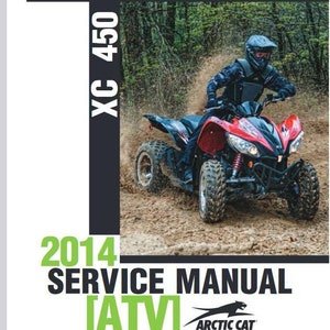 2014 XC450 Arctic Cat ATV Service / Operators / Wiring Manuals Pdf Download