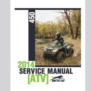 2014 450 Arctic Cat ATV Service / Operators / Wiring Manuals Pdf Download