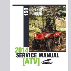 2014 150 Arctic Cat ATV Service / Operators / Wiring Manuals Pdf Download