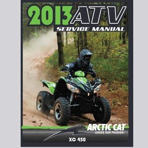 2013 XC450 Arctic Cat ATV Service / Operators / Wiring Manuals Pdf Download
