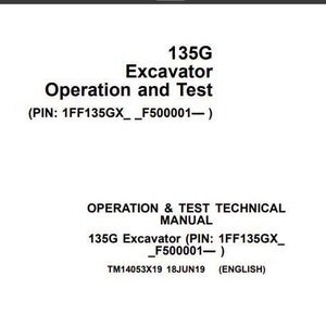il_300x300.6388131625_qgpf 135G Operations and Test Manual Excavator John Deere Technical Pdf Download