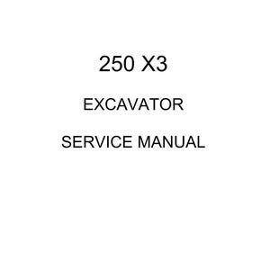 Linkbelt Excavator 250 X3 Service Manual (PDF Download)