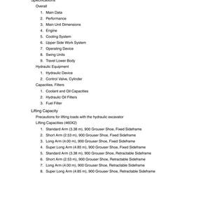 Linkbelt Excavator 460 X2 Shop Service Manual (PDF Download)