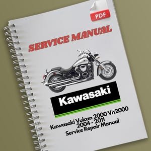 Kawasaki Vulcan 2000 Vn2000 2004 - 2011 Service Repair Manual
