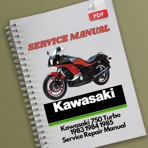 Kawasaki 750 Turbo 1983 1984 1985 Service Repair Manual