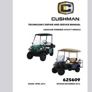 GAS 2012 up Cushman 4X Shuttle, Hauler 800X 1200X Service Manual Pdf Download