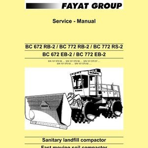 Bomag BC 672/772 Series Service Manual - English (PDF Download)