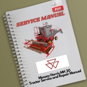 Massey Harris MH 20 Tractor Service and Repair Manual