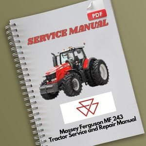 Massey Ferguson MF 243 Tractor Service and Repair Manual