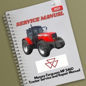Massey Ferguson MF 5460 Tractor Service and Repair Manual