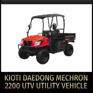 Kioti Daedong Mechron 2200 UTV Utility Vehicle Service Repair Manual Pdf In Zip Download-workshop manual, repair manual, vehical manual