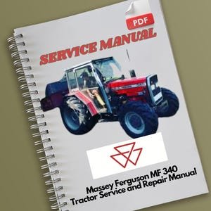 Massey Ferguson MF340 Tractor Service and Repair Manual