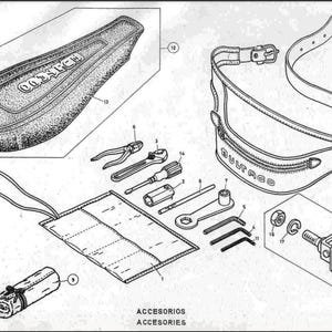 Bultaco Sherpa T 250 350 Model 158 159 PDF Parts Manual 87 Pages English  Spanish NICE!! Clear and Crisp Images