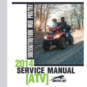2014 MudPro TRV 500 550 700 1000 Arctic Cat ATV Service / Operators / Wiring Manuals Pdf Download
