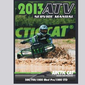 2013 500 700 1000 MudPro 1000 LTD Arctic Cat ATV Service / Operators / Wiring Manuals Pdf Download
