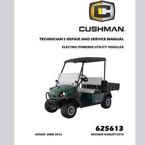 2012 up Cushman 1200X Hauler ELECTRIC Service Manual Pdf Download