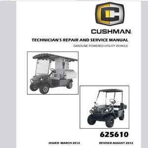 2012 up Cushman Hauler 800 1200 Refresher 1200 GAS Service Manual Pdf Download