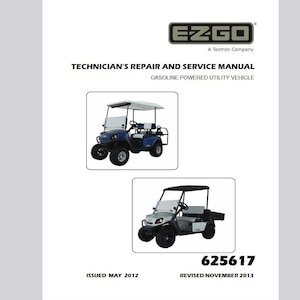 Gas 2012 Up Express L4 S4 Terrain 250 500 1000 EZ go Service Manual Pdf Download