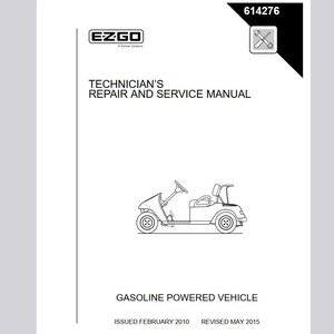 Gas 2010-2013 TXT Fleet, TXT Freedom, TXT Valor Golf Cart Service Manual Pdf Download